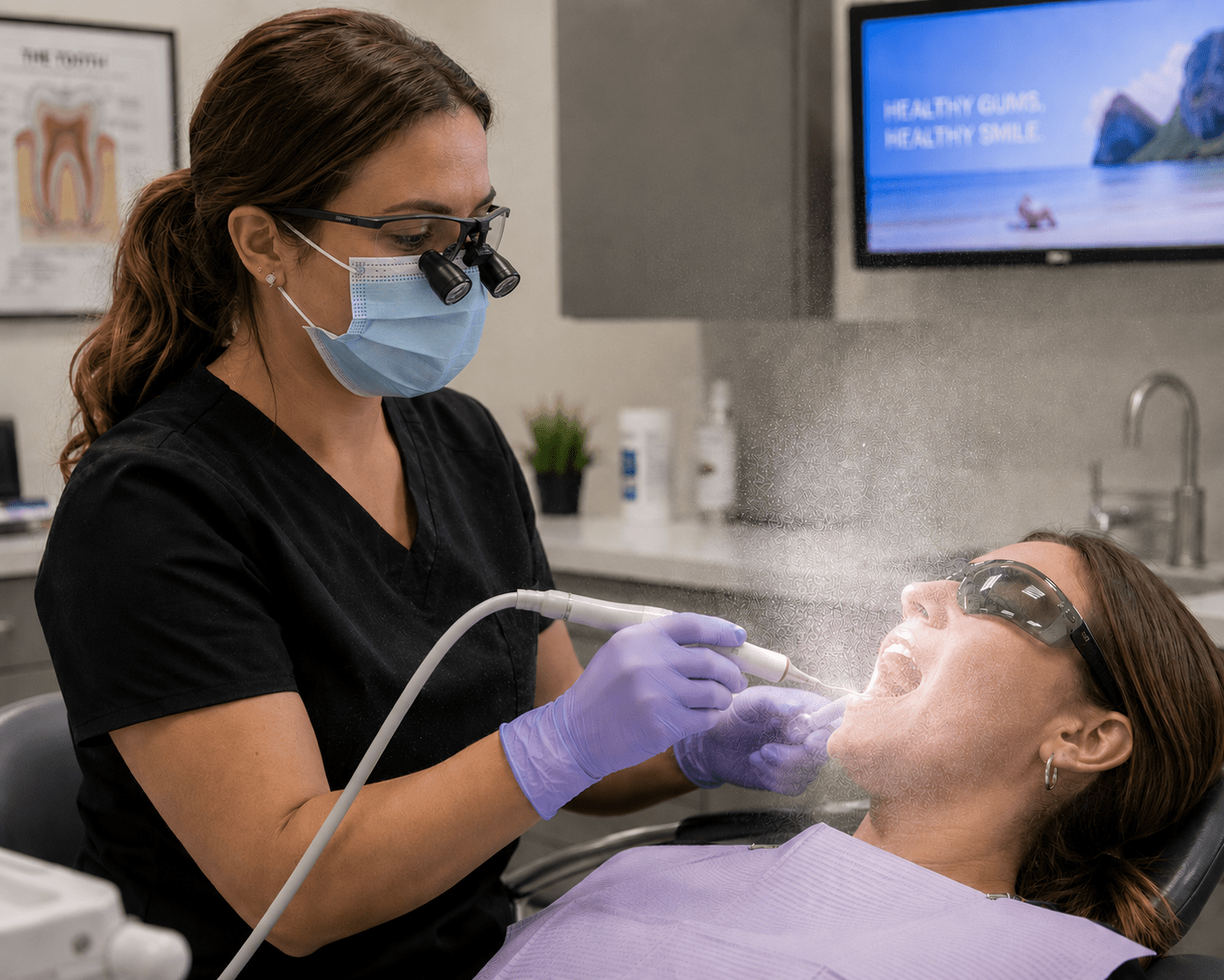 Why Dental Hygienists and Assistants Should Be Wearing Face Shields Every Day - Breezy Face