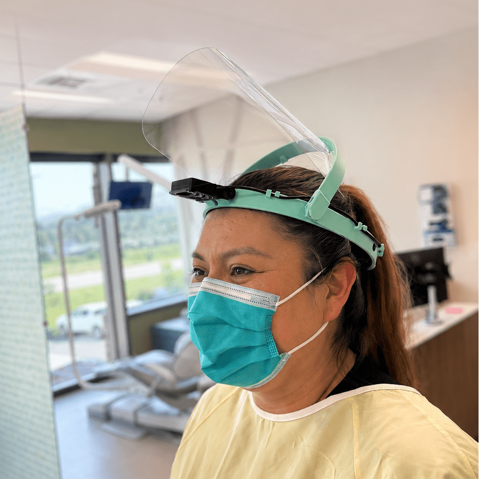 Breezy Face Cooling Face Shield for Dentists & Medical Professionals - Breezy Face