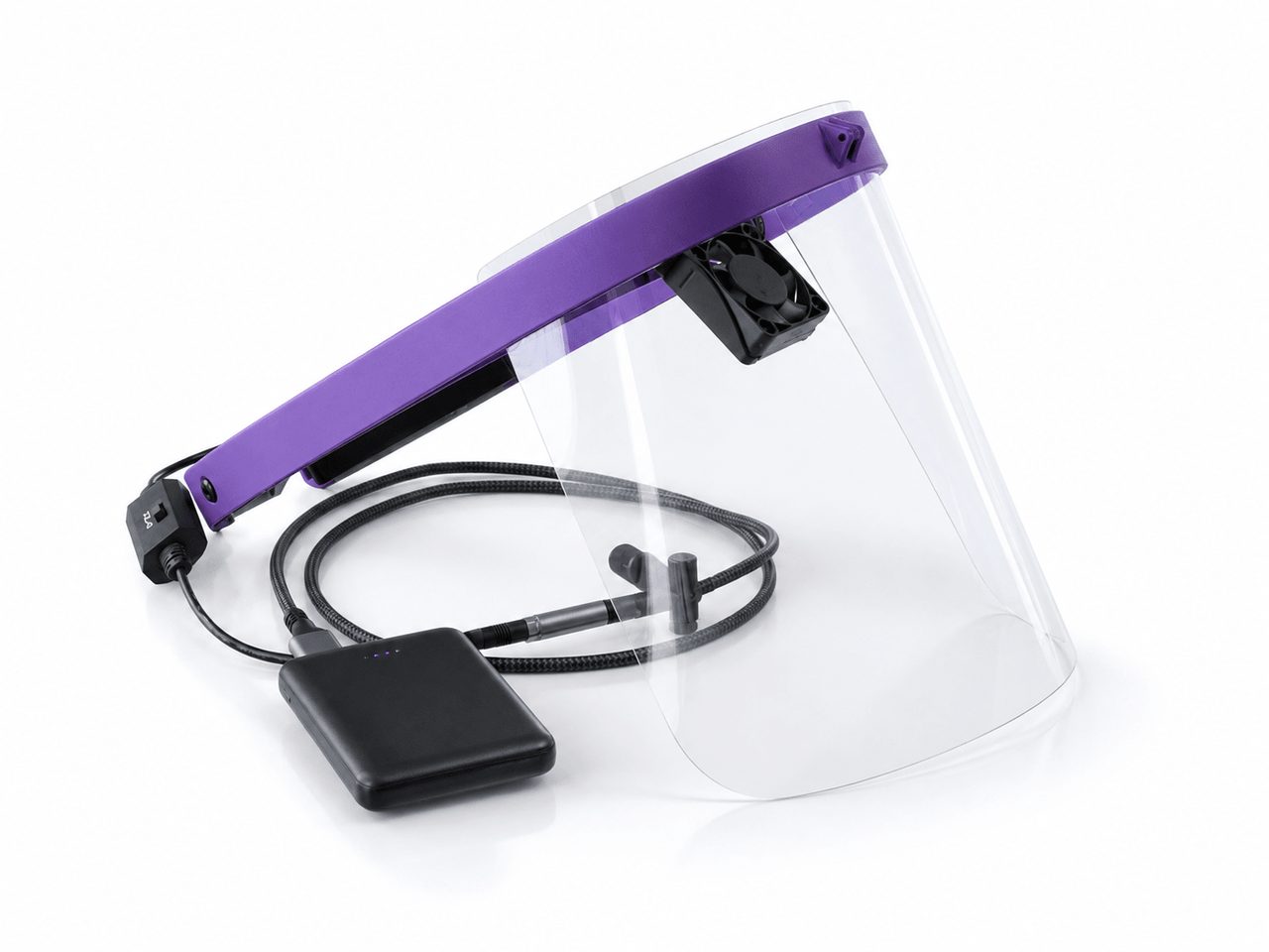 Breezy Face Dental Face Shield with Cooling Fan for Loupes - Breezy Face