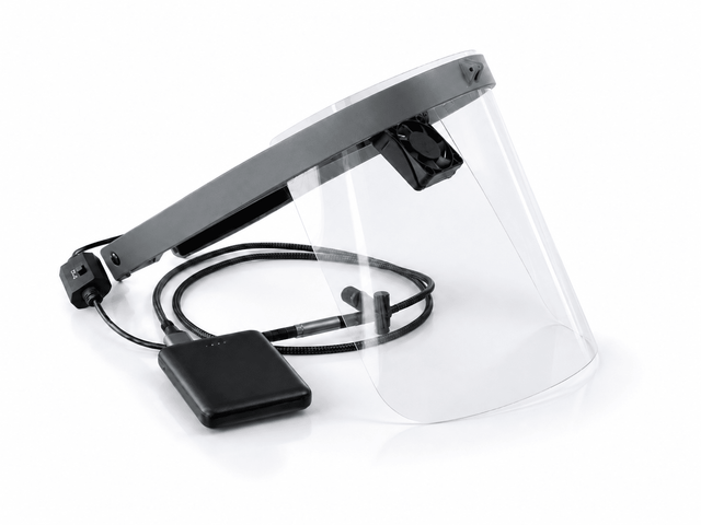 Breezy Face Dental Face Shield with Cooling Fan for Loupes - Breezy Face