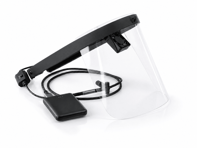 Breezy Face Dental Face Shield with Cooling Fan for Loupes - Breezy Face