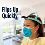 Dental Face Shield with Cooling Fan - Breezy Face